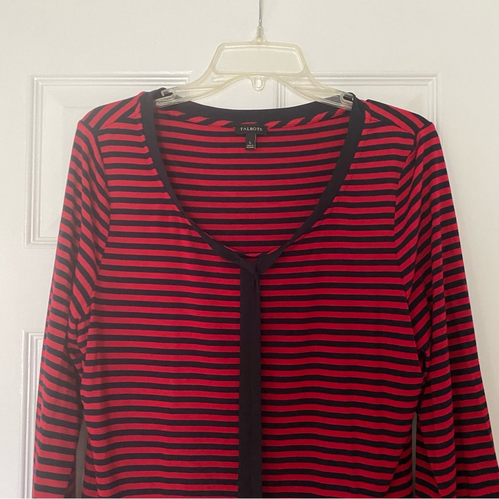 Talbots Large Nautical Theme Top - image 2
